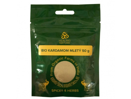 BIO Kardamom mletý, 50 g, Healing Nature