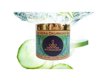AYURSAVEDA Aloe Vera Okurkový gel, 100 ml