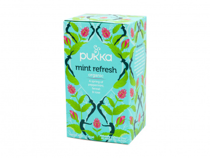 BIO Čaj Osvěžující Mint refresh, 20 sáčků, Pukka Herbs