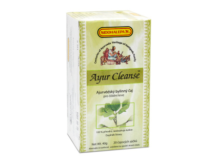 Ayur Cleanse čaj, 20 sáčků, Siddhalepa