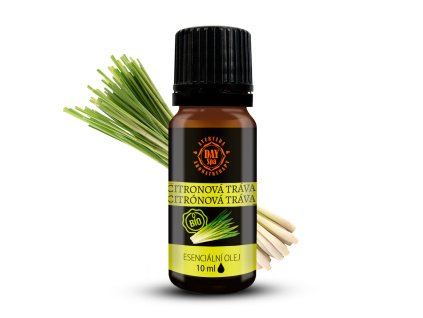 BIO 100% Esenciální olej Citronová tráva, 10 ml, Day Spa