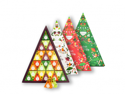 Adventní vánoční čaj Trojúhelník, 25 pyramidek