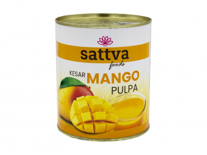Mangové pyré (Kesar mango), 850 g, Sattva