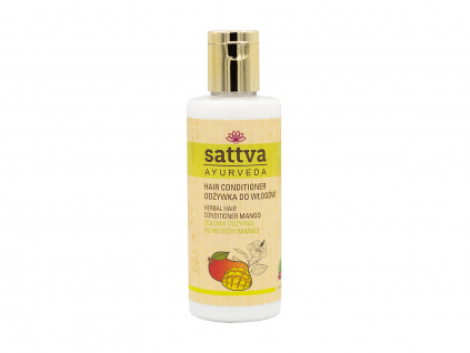 Bylinný vlasový kondicionér Mango, 210 ml, Sattva