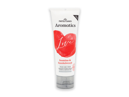 Aromatics Krém na ruce LOVE Jasmín a Santal, 75 ml, Papoutsanis