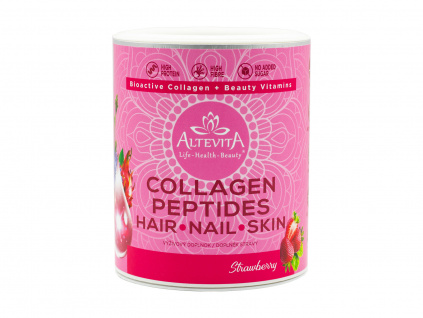 Collagen peptides příchuť jahoda, 300 g, Altevita