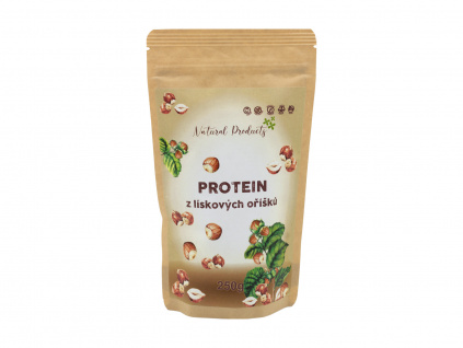 RAW Protein z lískových oříšků, 250 g, Natural Products