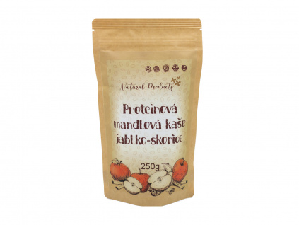 RAW Proteinová mandlová kaše jablko skořice, 250 g, Natural Products