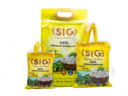 Rýže Basmati XXXL Premium, 1 kg 2 kg 5 kg, SIG