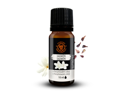 5% dilute Jasmín v hroznovém oleji, 10 ml, Day Spa