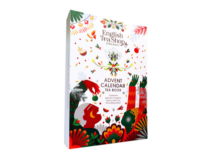 BIO Adventní kalendář čajová kniha, 25 pyramidek, English Tea Shop