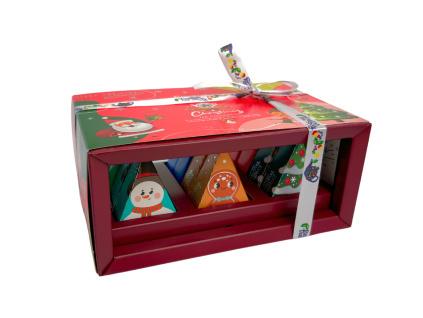 BIO Vánoční čaj – kolekce vánoční figurky, 12 pyramidek, English Tea Shop
