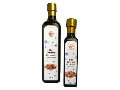 Zlatý lněný olej, 250 ml a 750 ml, Day Spa