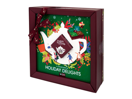 BIO Vánoční čaj – kolekce Holiday Delights, 32  sáčků, English Tea Shop