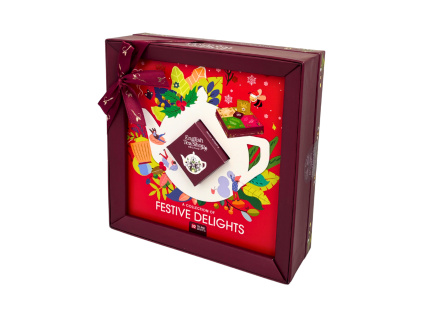 BIO Vánoční čaj – kolekce Festive Delights, 32 sáčků, English Tea Shop