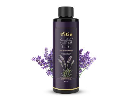 Přírodní pěna do koupele Levandule, 225 ml, Vitie