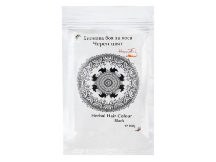 HENNA FOX Bara vlasy CERNA 100g
