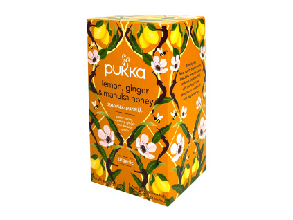 Pukka čaj Citron, zázvor, manuka, 20 sáčků