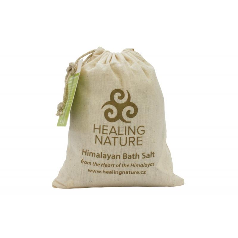 Healing Nature Himálajská koupelová sůl s listem meduňky, 1 kg, 