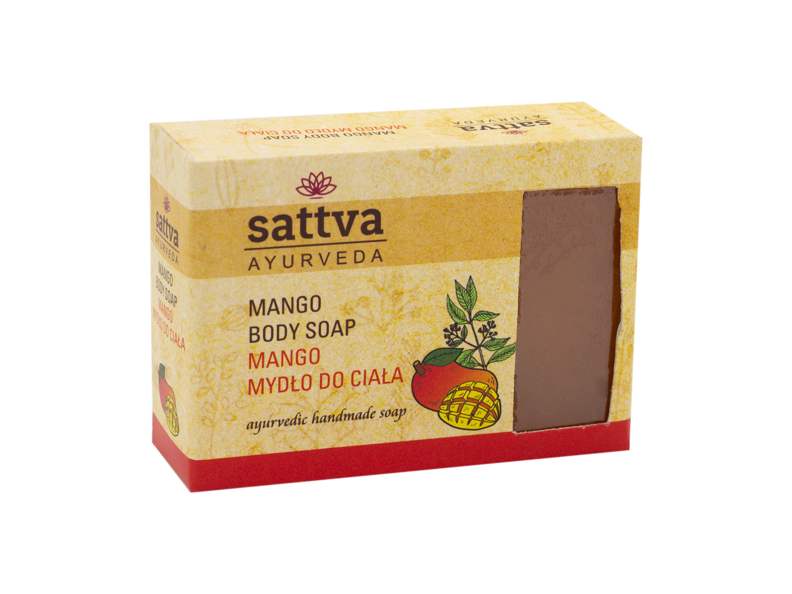 Sattva Ájurvédské mýdlo Mango, 125 g, 
