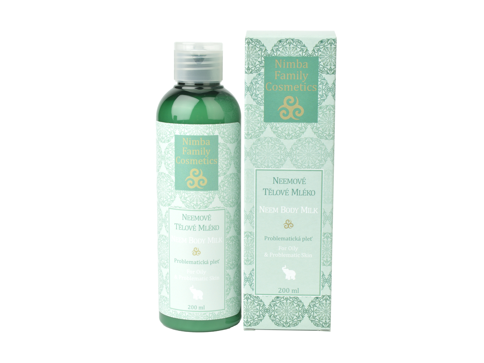 Healing Nature Neemové tělové mléko, 200 ml, 