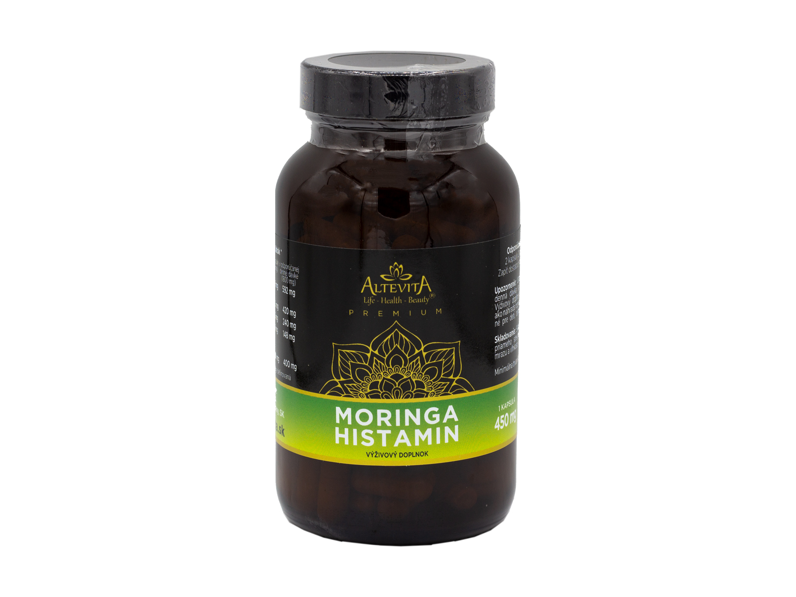 Altevita Moringa Histamin, 140 kapslí,