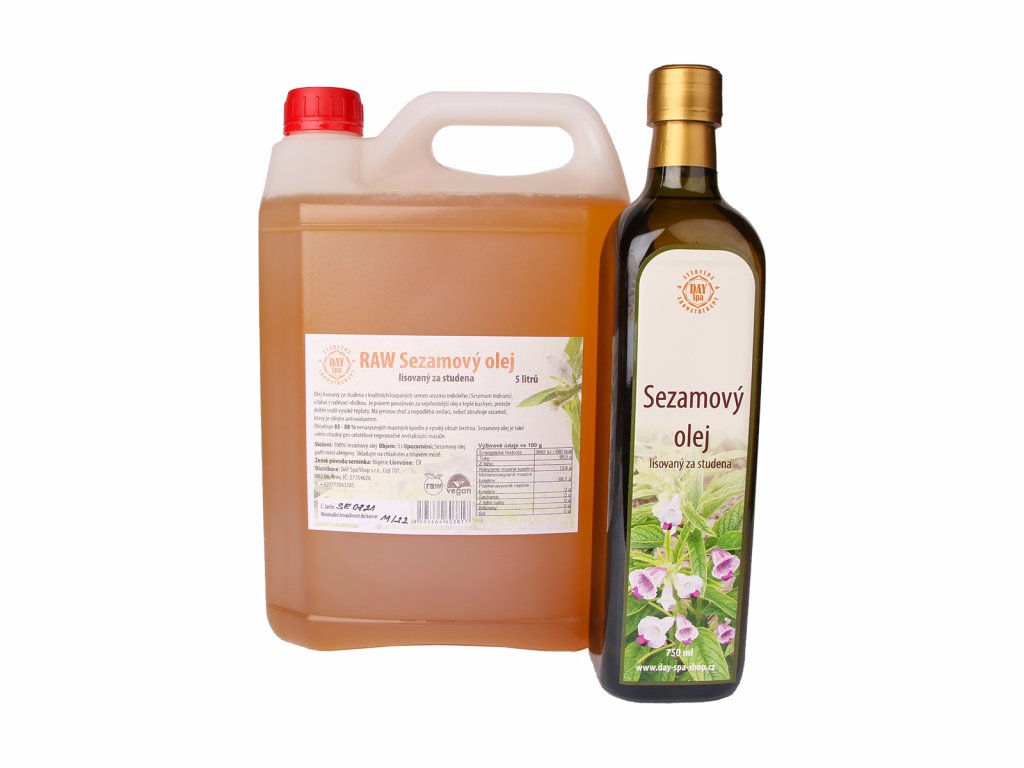 RAW Sezamový olej, 750 ml / 5 l, Day Spa