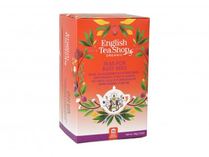 BIO Mix čajov Pre usilovné včielky, 20 vrecúšok, English Tea Shop