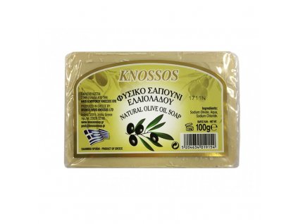 Čisto olivové mydlo biele, 100 g, Knossos