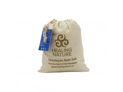 Kúpeľová soľ s kvetom šalvie, 1 kg, Healing Nature