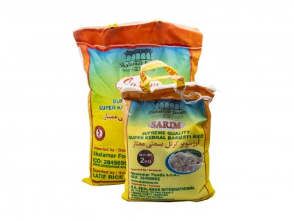 Rýže Basmati, výběrová Sarim, 2 kg 5 kg