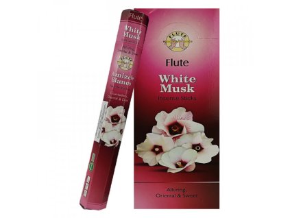 6785 flute vonne tycinky z bileho pizma white musk 20ks