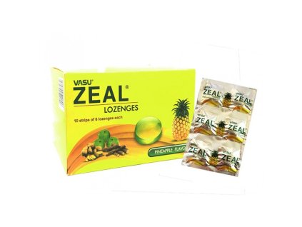 Zeal Ananás, 60 pastiliek, VASU