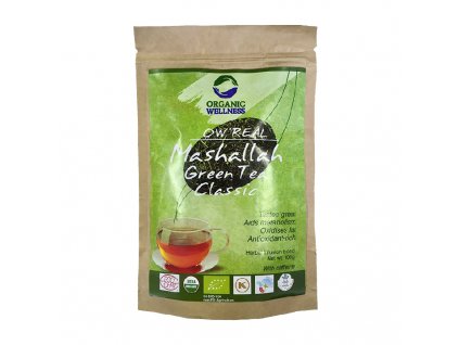 BIO Tulsi zelený čaj Mashallah – sypaný, 100 g, Organic Wellness