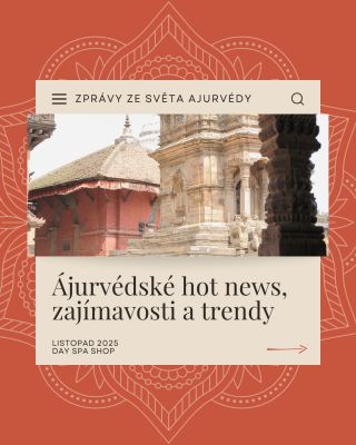 Co přinesl listopad ve světě ájurvédy? Startuje nový výzkumný program SIDDHI 2.0. Jeden příspěvek na sociálních sítích...