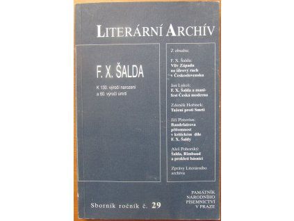 Literární archív č. 29, 1997