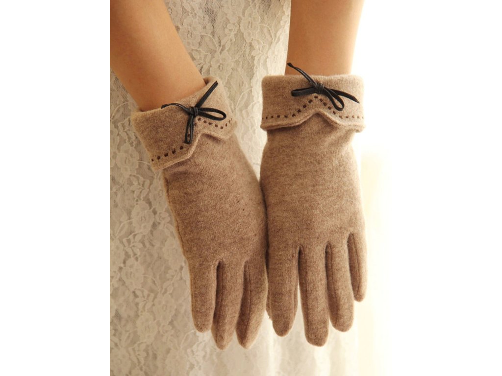 Dámske elegantné rukavice - 7 farieb Farba: čierna - DAYSHOP kvalitné  produkty od svetových dodávateľov