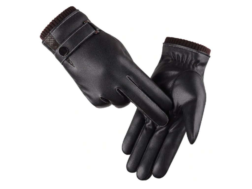 Elegantné pánske kožené rukavice - Čierne - DAYSHOP kvalitné produkty od  svetových dodávateľov