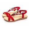 23504 damske outdoorove sandale farba cervena velkost 38