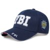 0 New FBI letter embroidered baseball cap men women s hip hop fashion cotton dad hats outdoor