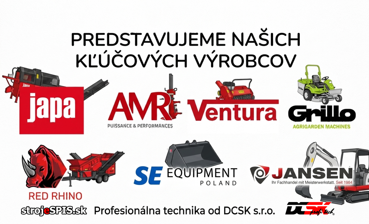 Špičková technika pre les, záhradu a komunálne služby: Predstavujeme našich kľúčových výrobcov