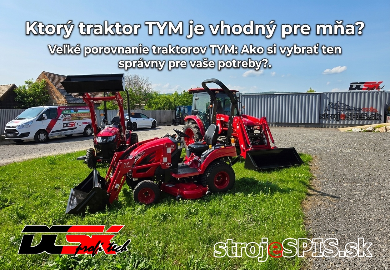 Ktorý traktor TYM je vhodný pre mňa?