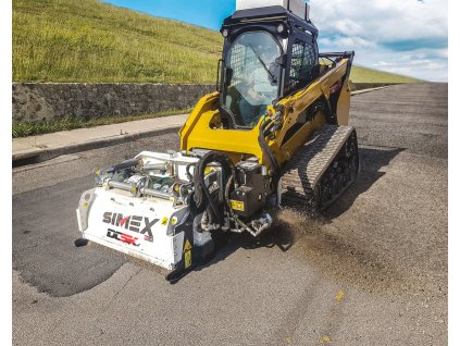 Simex PLC 18 útmaró gép szállítószalaggal