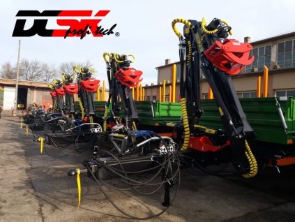 K.T.S Hydraulická ruka za traktor Z 6,1 M bez oporných nôh