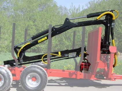 KTS Hidraulikus kar 7,5 M-es traktorhoz hidraulikusan összecsukható lábakkal