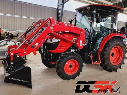 Traktor TYM 5025C s čelným nakladačom