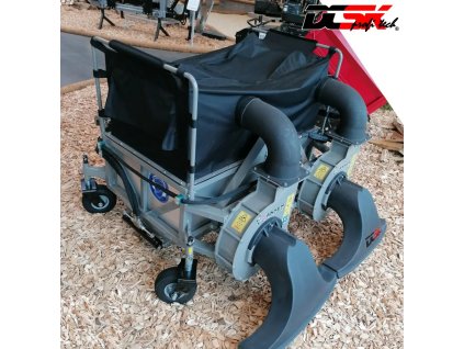 DCSK profi tech - Vysávač lístia Jansen LS-8500H, hydraulika, s euro úchytom, na čelný nakladač, 1,5m