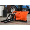 Priamy snehový pluh ASH150 cm, hydraulický, pre vysokozdvižný vozík (5)