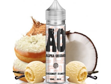 Příchuť Alpha Origins Shake and Vape 15ml Coconut Donut