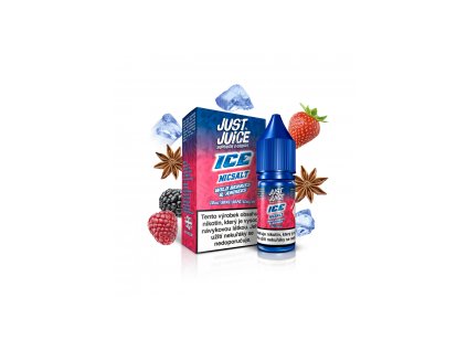 7327 liquid just juice salt ice wild berries aniseed 10ml 20mg
